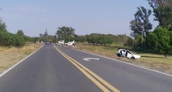 En el accidente estuvieron involucrados