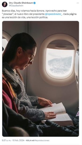 Claudia Sheinbaum publicó una foto