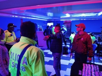 Las autoridades desplegaron un operativo