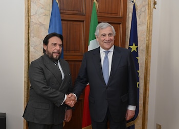 Italia y El Salvador priorizan la modernización de infraestructuras como clave para la inversión y el desarrollo económico bilateral. (Foto cortesía Vicepresidente Ulloa)