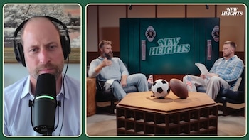 El príncipe Guillermo en el pódcast de Travis Kelce, que se casa con Taylor Swift (YouTube)