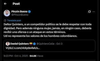 Juan Carlos Pinzón contestó a