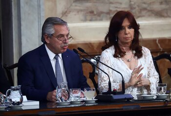 Alberto Fernández y Cristina Kirchner