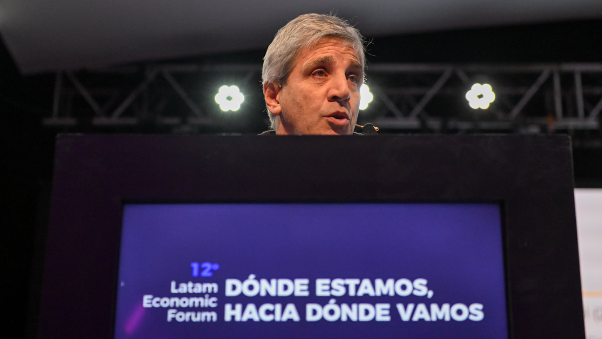 Caputo está convencido del rumbo económico y de que Milei ganará las elecciones de 2027 (Adrián Escándar)