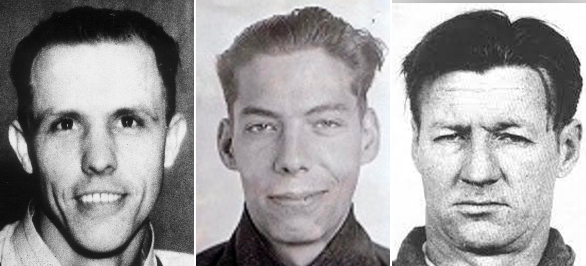 Floyd Garland Hamilton, James Boarman, Harold Brest. Tres presos que intentaron fugarse de Alcatraz en 1943