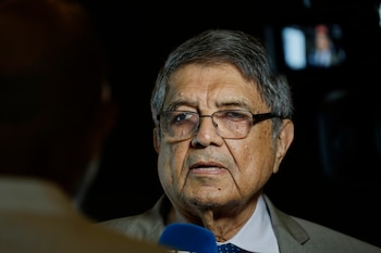 El escritor nicaragüense naturalizado español Sergio Ramírez, habla durante una entrevista con EFE este martes, en Ciudad de Panamá (Panamá). EFE/ Bienvenido Velasco