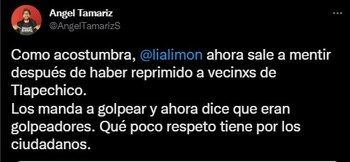 Cuentas en Twitter señalaron a