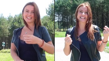 La joven también compartió su