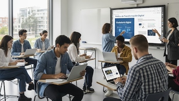 El gobierno de Guatemala presenta un plan para digitalizar el ciclo diversificado, con la entrega de equipos y plataformas