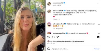 Anna Ciocchetti rompió el silencio
