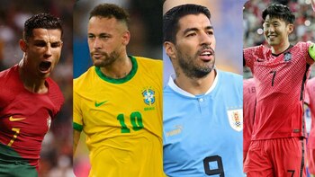 Estos son los horarios de los partidos de los grupos G y H del mundial Qatar 2022. Imagen: AFP, Reuters y AP.