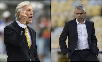 José Pékerman y Reinaldo Rueda.