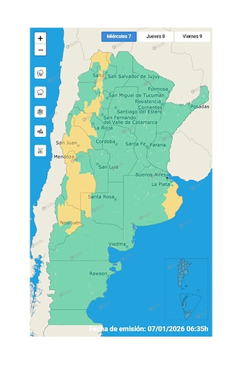 Las alertas amarillas por tormentas