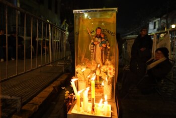 La imagen del patrono recorrió