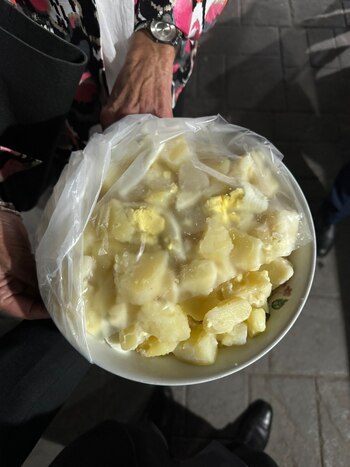 La ensalada de papa y