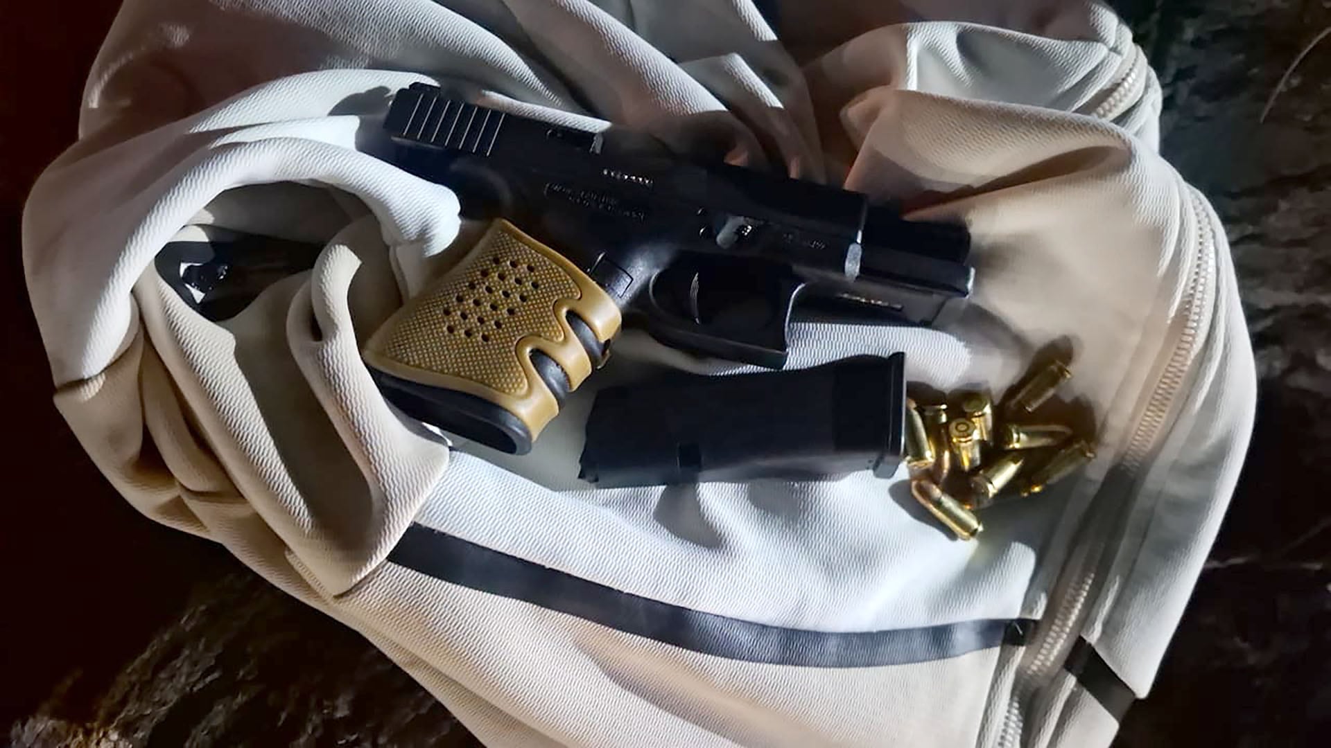 La Glock incautada