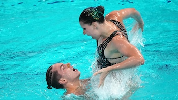 Iris Tió y Dennis González, subcampeones de Europa de dúo libre mixto