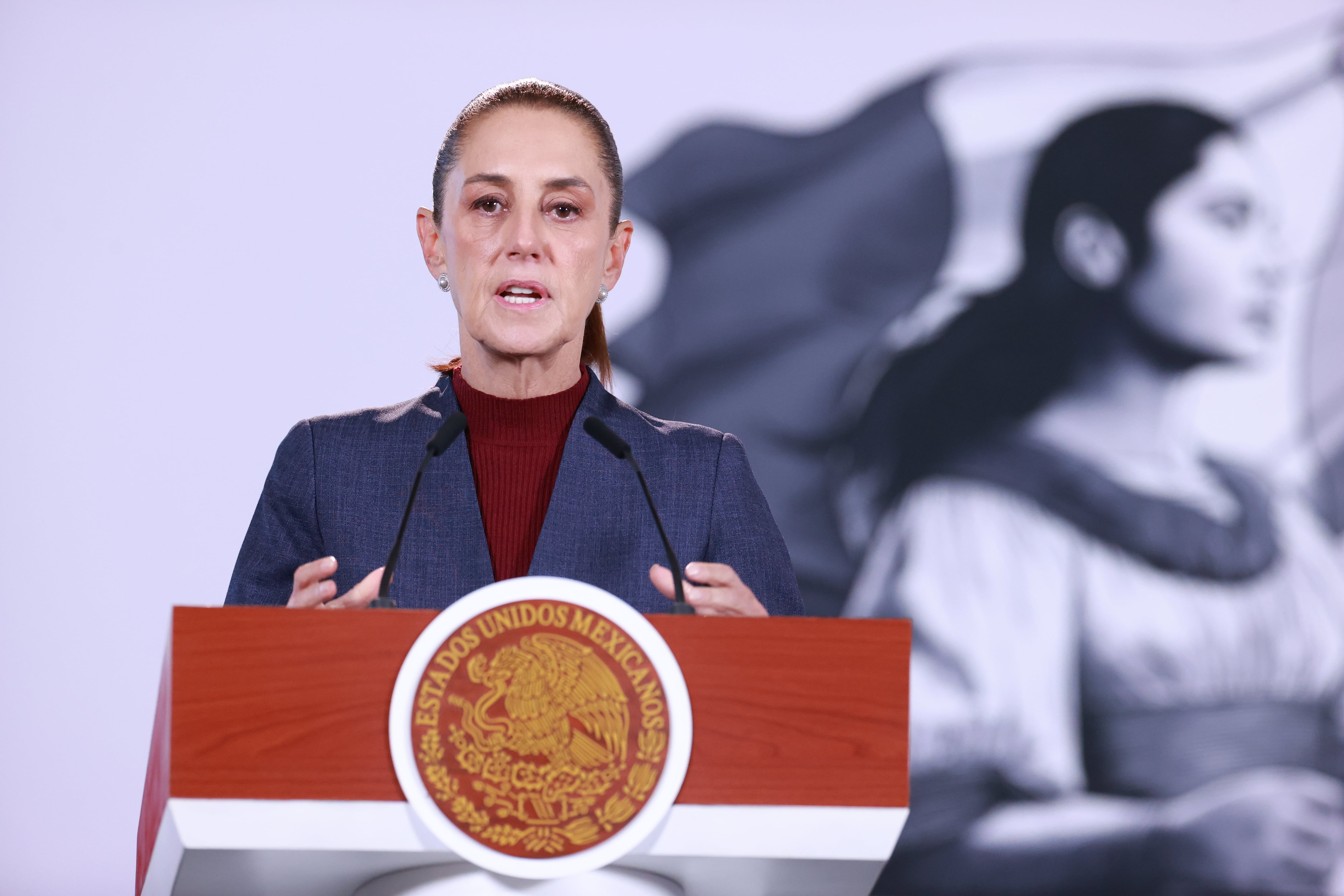 Narcobloqueos por detenciones de criminales no son una constante, dice Sheinbaum tras quema de autos en Tamaulipas