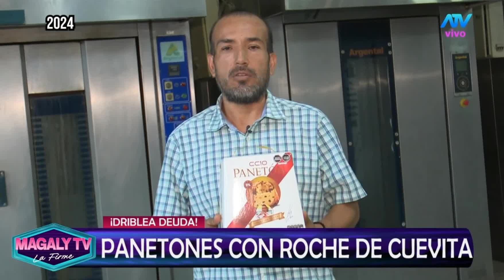 Christian Cueva enfrenta demanda de emperesario panadero por producción de panetones del 2023