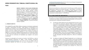 Solicitud del Poder Judicial al