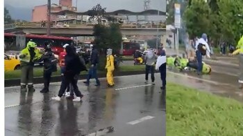 Tras quema de moto por