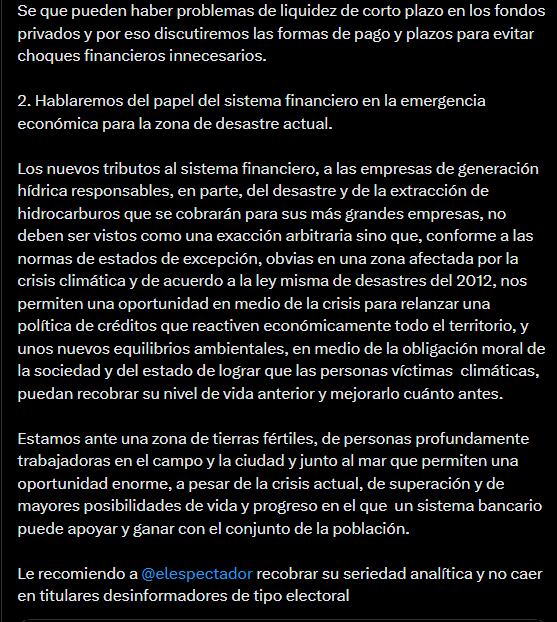 Más de 25.000 cotizantes que dejaron fondos privados ya se trasladaron a Colpensiones, según cifras entregadas por el Gobierno- crédito @Petrogustavo/X