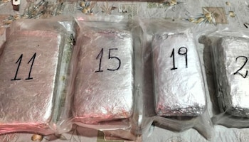 Los 24 paquetes de marihuana