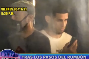 Zambrano fue captado en restaurante en San Isidro. (Foto: Captura ATV)