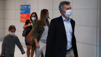 Macri en París (Infobae)