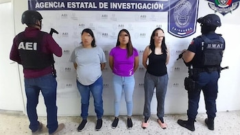 Las mujeres detenidas fueron identificadas