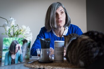 Adriana Belmonte, madre de Lola