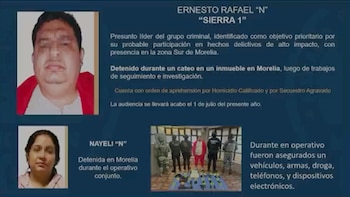 El Sierra 1 fue el primer detenido el pasado 25 de junio. Crédito: FGE Michoacán