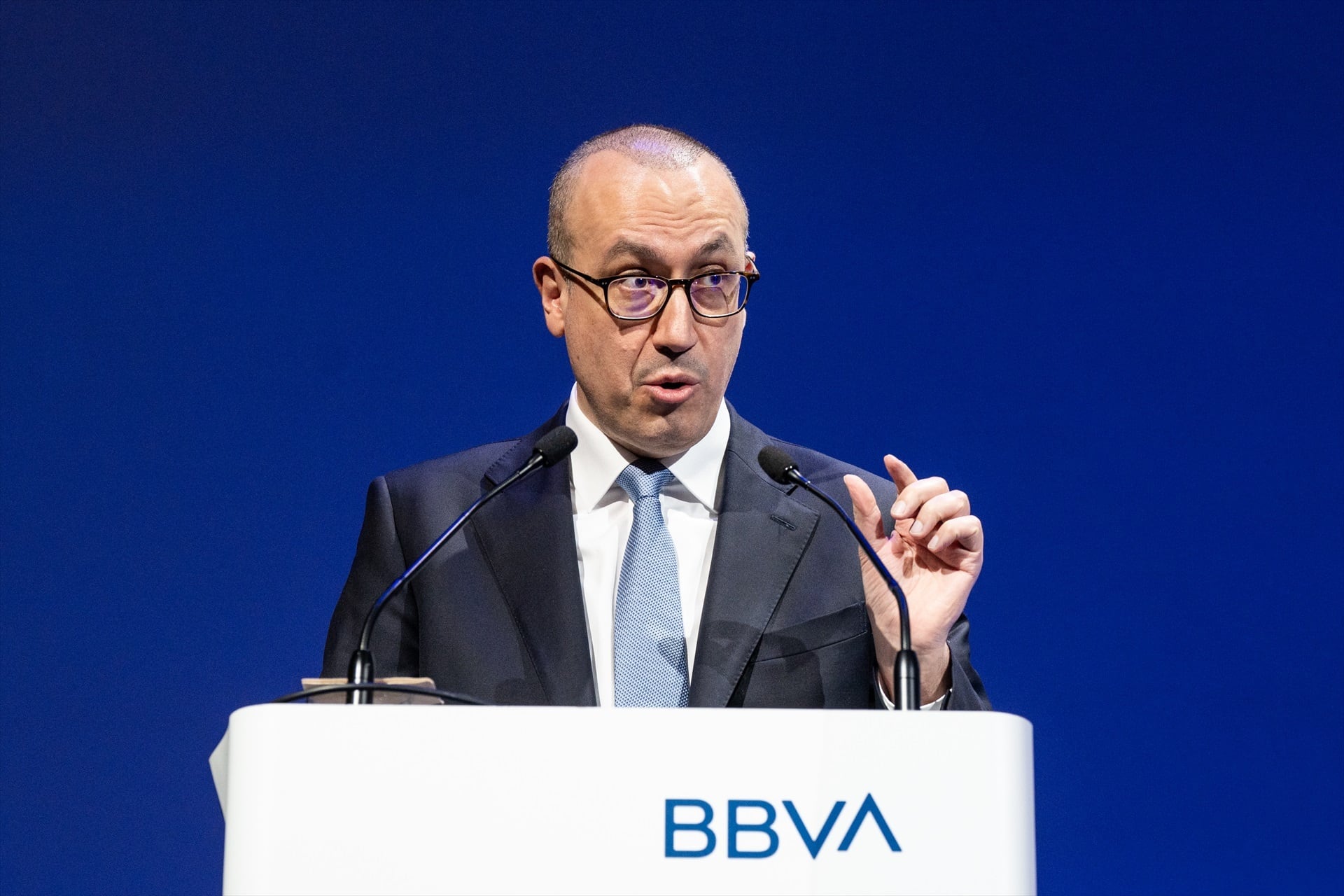 El consejero delegado de BBVA, Onur Genç. (Matias Chiofalo / Europa Press)