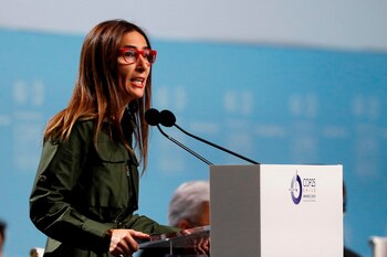 La ministra chilena de Medio