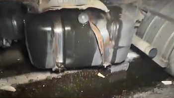 Choque múltiple entre camioneta, camión y micro en la Ruta 9