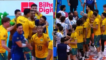 La provocación de la selección de Brasil que generó un tenso cara a cara con Argentina tras la final del Sudamericano de vóley