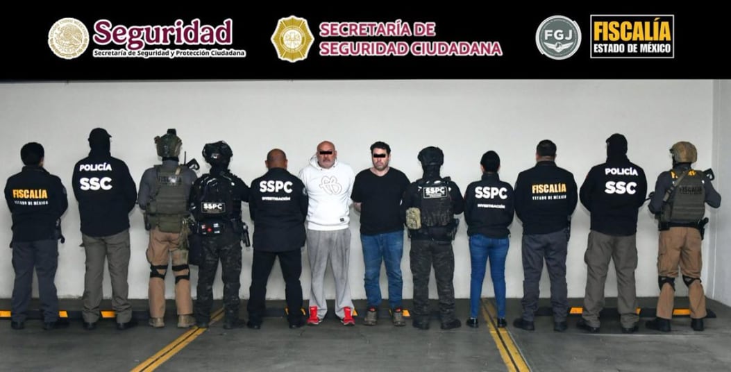 Los detenidos fueron ingresados al penal de Barrientos en Tlalnepantla donde fueron recibidos con rechiflas por parte de otros internos Foto: fuscalìa Edomex