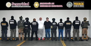 Los detenidos fueron ingresados al penal de Barrientos en Tlalnepantla donde fueron recibidos con rechiflas por parte de otros internos Foto: fuscalìa Edomex