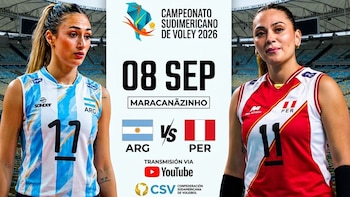 Perú vs Argentina EN VIVO HOY: punto a punto del partido por Campeonato Sudamericano de Vóley 2026