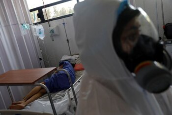 Un paciente es visto en