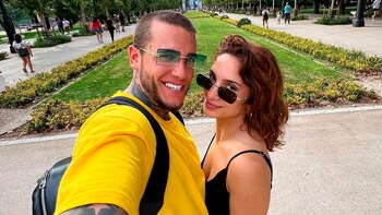 Alex Caniggia y Melody Luz