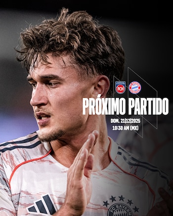 Afiche del Bayern Múnich anunciando