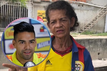 La mujer tiene dos grandes sueños: conocer al futbolista y reconstruir su vivienda que se desplomó hace un año - créditos @eluniversalCtg/X