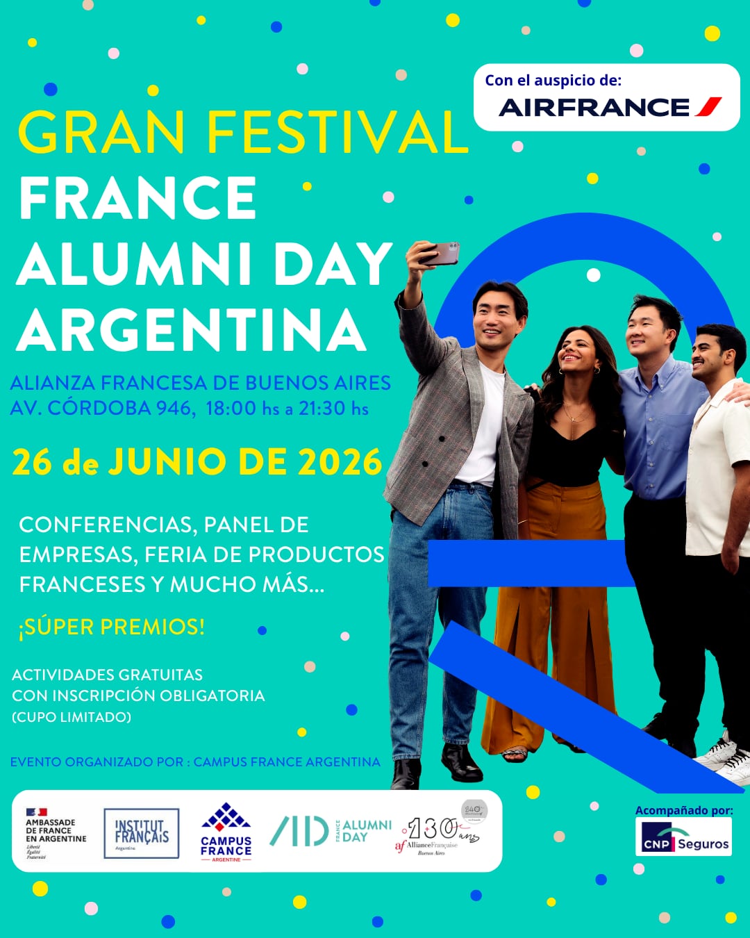 El France Alumni Day de este año tendrá lugar el 26 de junio próximo