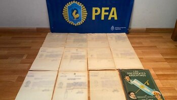 Recuperaron una colección de documentos