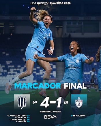 Monterrey intentará alcanzar un nuevo campeonato frente al club más dominante del torneo regular.