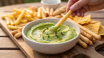 Receta de humus de arvejas, rápida y fácil