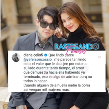 Diana Celis reaccionó a la