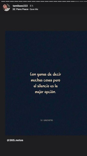 La influencer habló frente a