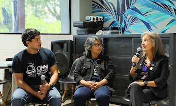 Cortés Loarca imparte cátedras de astrobiología en la Universidad Don Bosco y colabora como entrenador en el Programa Jóvenes Talento. (Foto cortesía UDB)